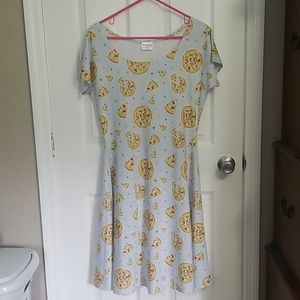CowCow Pizza Skater Dress